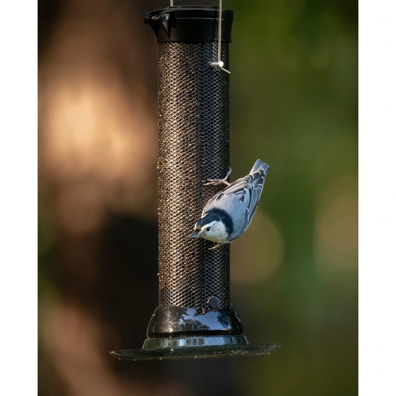 Classic Brands Droll Yankees Onyx Clever Clean Finch Screen Feeder with Easy Opening Black 13 inches