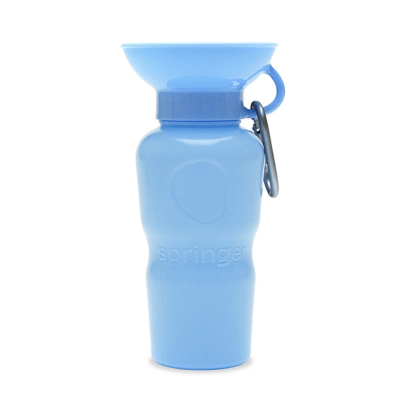 Classic Travel Water Bottle for Dogs Blue 22oz