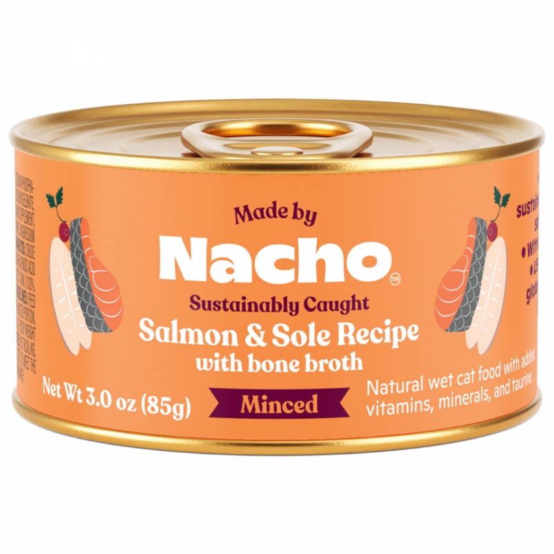 Made By Nacho Sustainably Caught Minced Salmon & Sole Recipe With Bone Broth