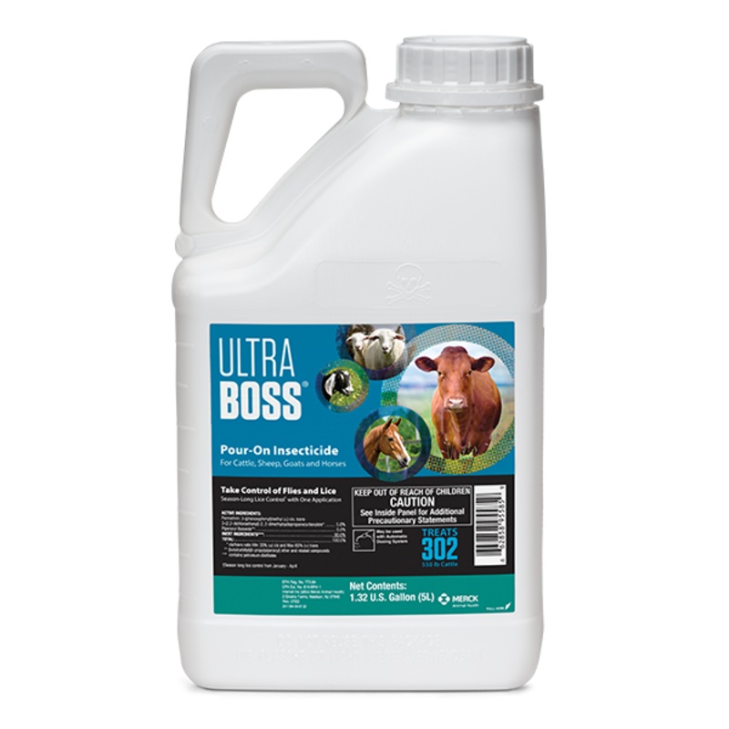 Merck ULTRA BOSS Pour-On Insecticide