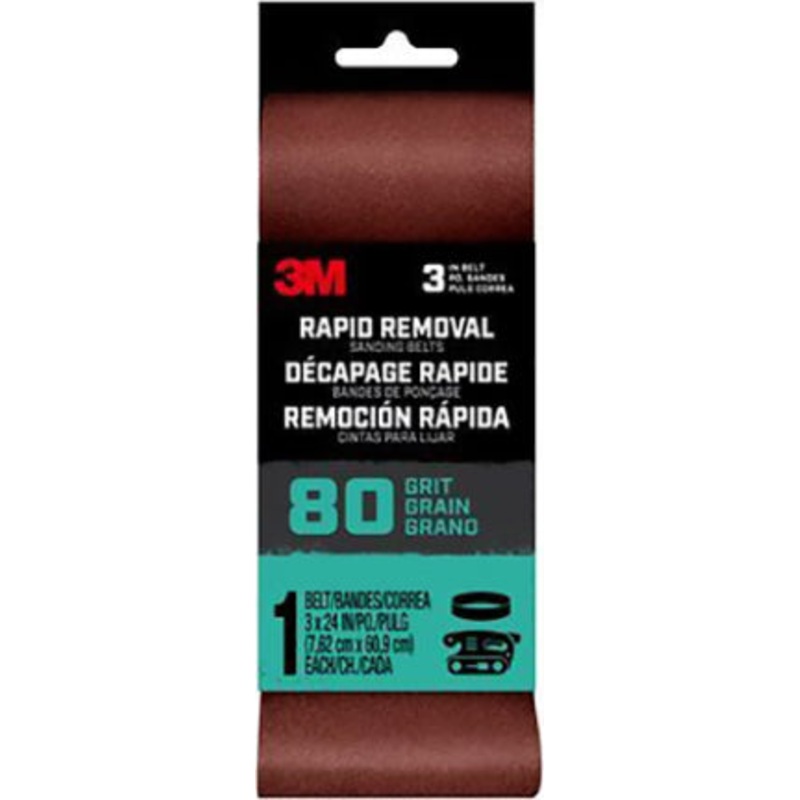 SANDING BELT 3 X 21 IN 120 GRIT