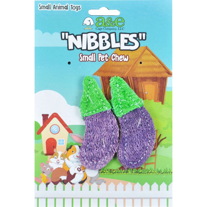 A&E Nibbles  Loofah Eggplant Chews