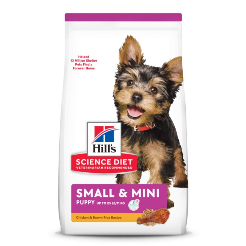 Hill’s Science Diet Puppy SM Paws Chicken Meal, Barley & Brown Rice Recipe Dry Dog Food