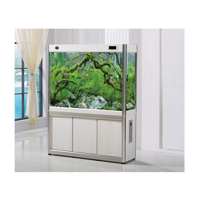 Oceanson T150 – 150cm x 38cm x 75cm / 60cm Aquarium, Cabinet Golden White