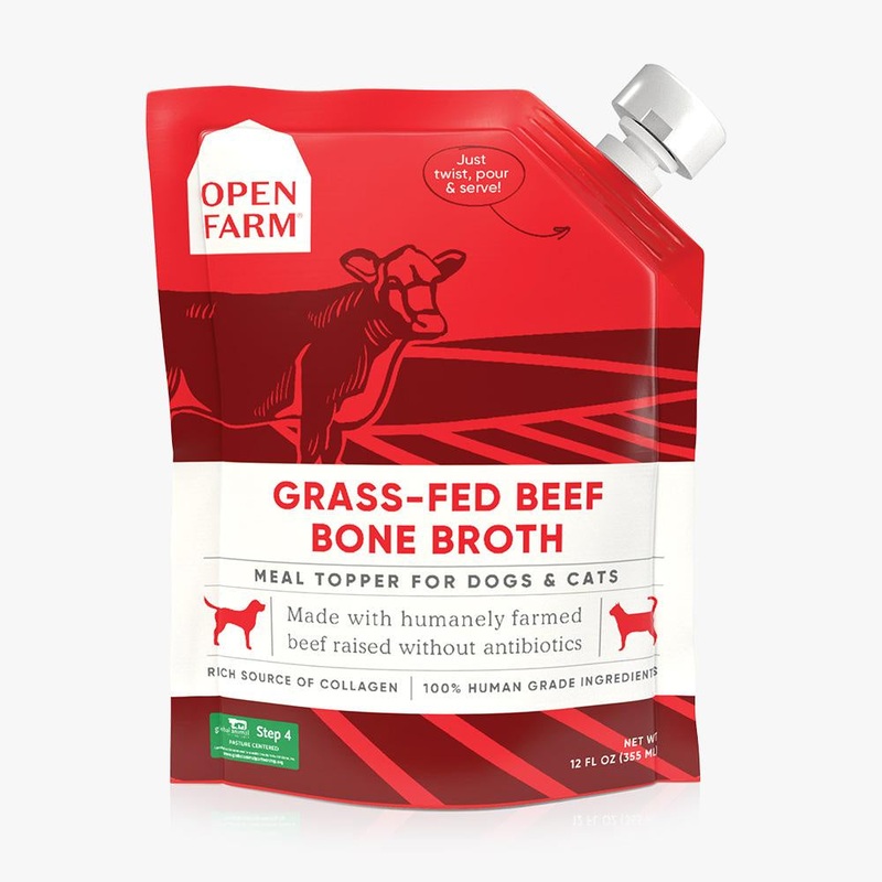Open Farm Grass Fed Beef Bone Broth 12oz