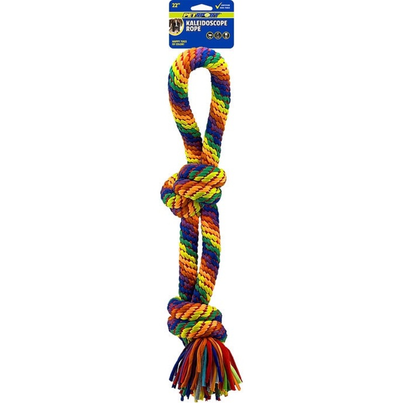 PetSport Kaleidoscope Rope XL Knot Tug 22″ Dog Toy