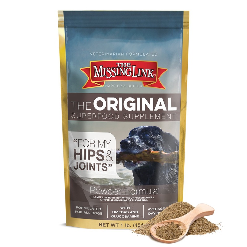 The Missing Link Original Hips & Joints Powder Supplement for All Adult Dogs 1 Lb.