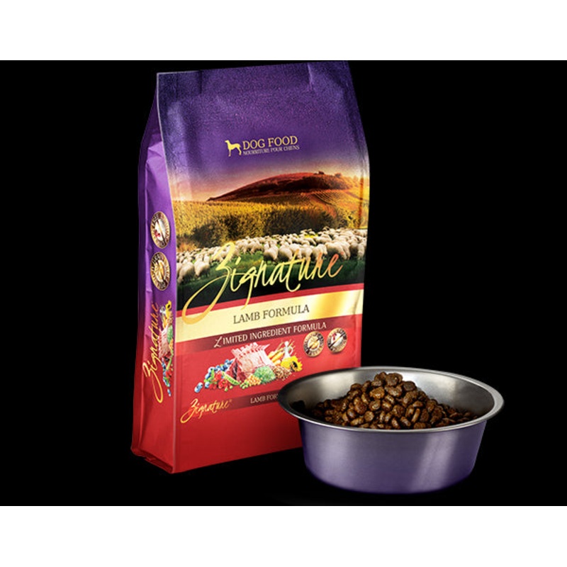 Zignature Dry Dog Food – Lamb – 4lb Bag