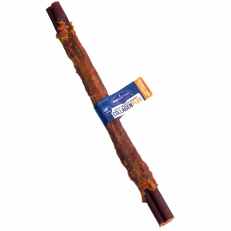 Barkworthies Chicken Wrapped Collagen Beef Stick 6 in