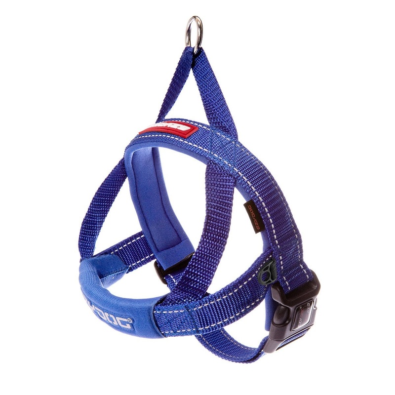 EzyDog Quick-Fit Harness Blue XXS