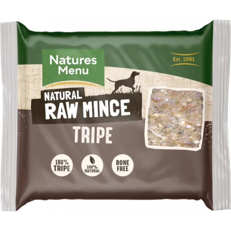 Natures Menu Just Tripe Mince 400g – Frozen