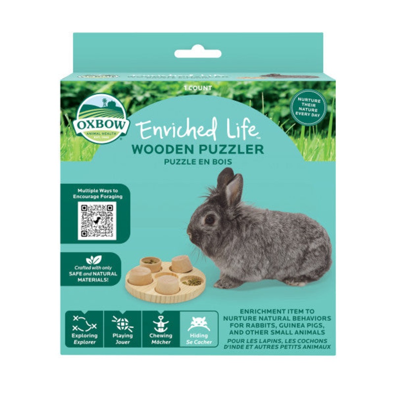 Oxbow Animal Health Enriched Life – Wooden Puzzler