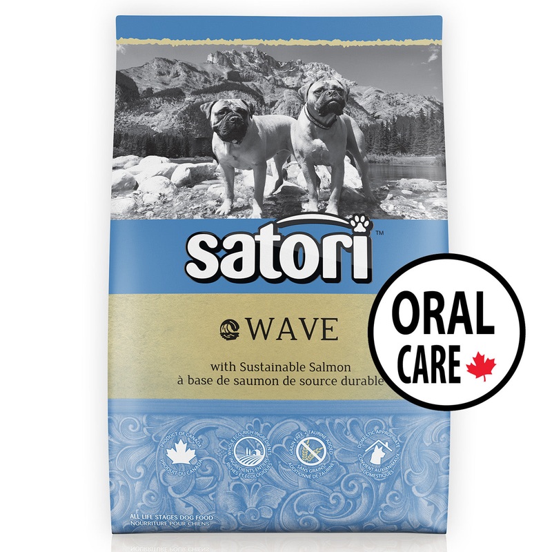 Satori Wave Salmon Oral Care Dental Dry Dog Food Sample 50g (Free Ship)