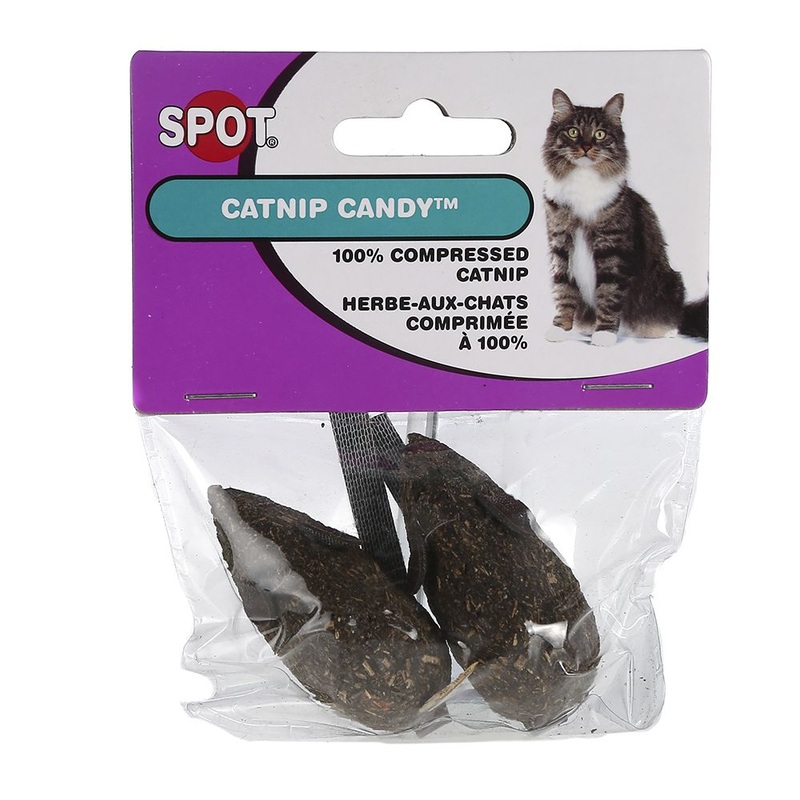 SPOT Ethical Pet Catnip Candy Mice Cat Toy 2-pack