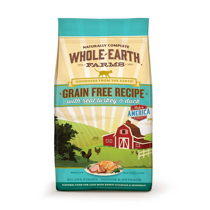 Whole Earth Farms Goodness from the Earth Grain Free Real Turkey & Duck Recipe Cat Food 10 Lbs