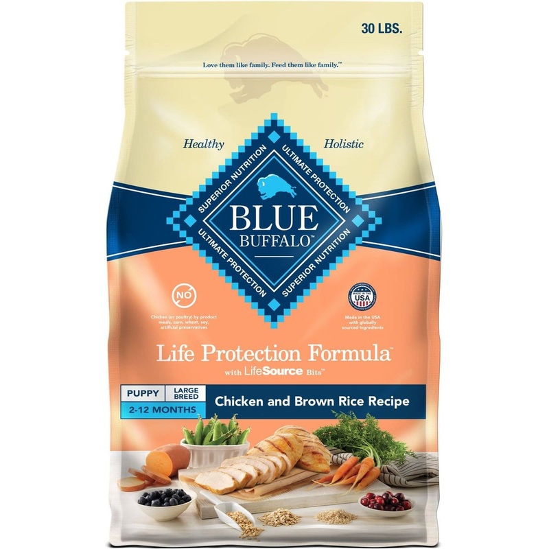 Blue Buffalo Life Protection Natural Chicken & Brown Rice Recipe Large Breed Puppy Dry Dog Food 15 lb