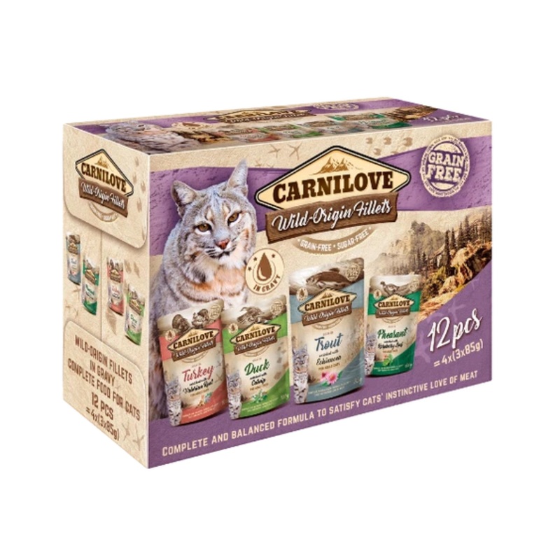 Carnilove Wild Origins Fillets 12x85g