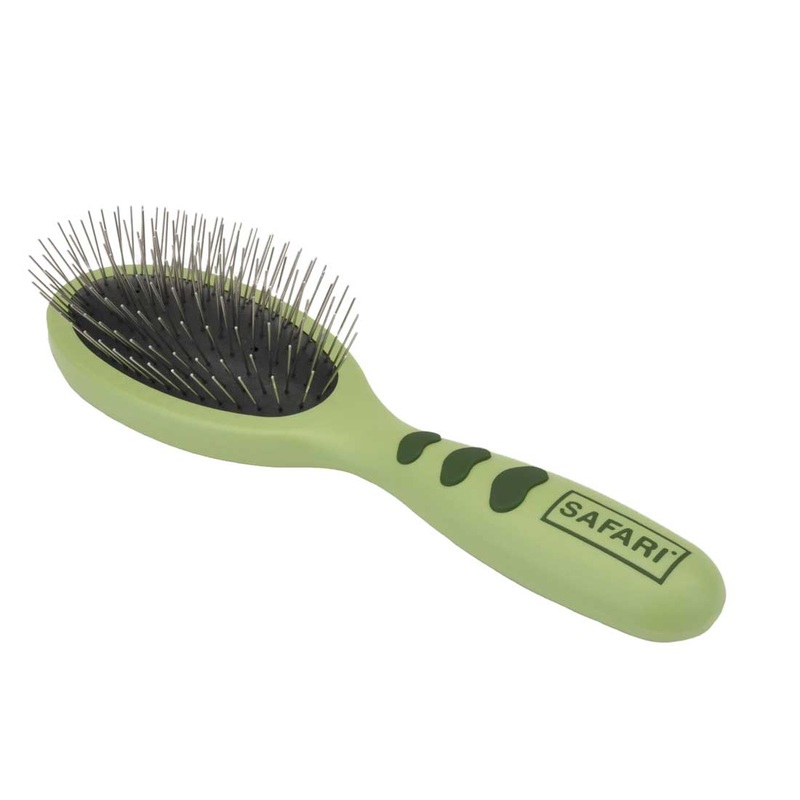 Coastal Pet Products Safari Wire Pin Brush With Plastic Handle Small