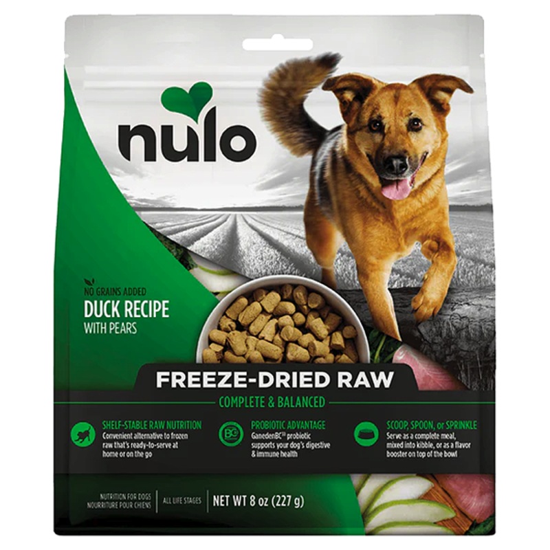 Duck Recipe with Pears Freeze-Dried Raw Grain-Free Dog Food 8oz