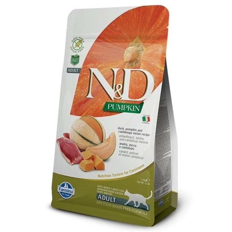 Farmina N&D Pumpkin Formula Duck & Cantaloupe Adult Cat Food 3.3 lb