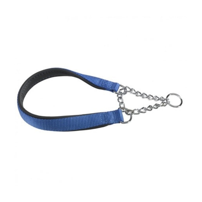 Ferplast Daytona CSS Semi – Pull – Out Collar With Soft Padding[Color – Blue, Dimension – 55 cm x 20mm]