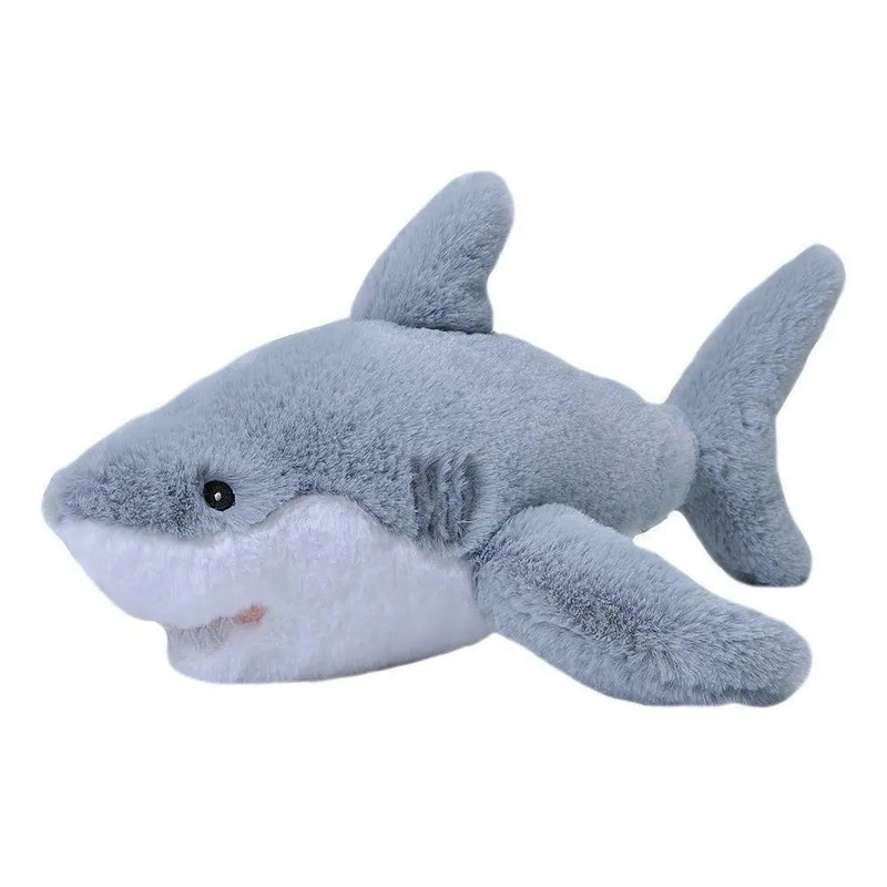 Kids Plush Great White Shark Ecokin 12″