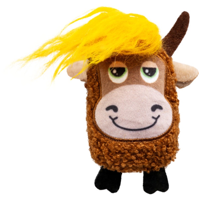 Kong Scrattles Highland Cow Cat