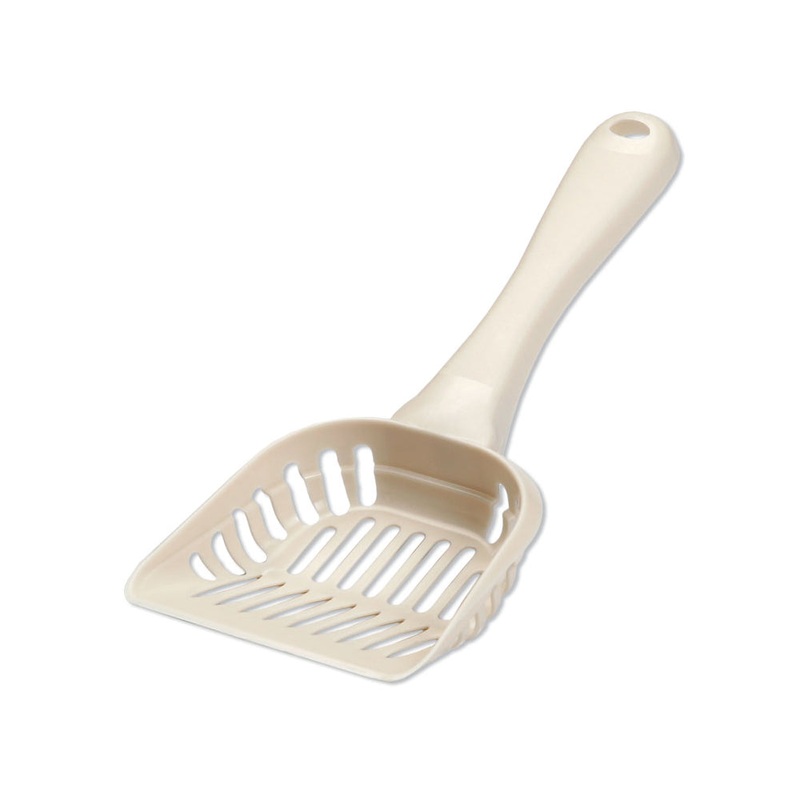 Petmate Litter Scoop with Microban Bleached Linen Color Jumbo