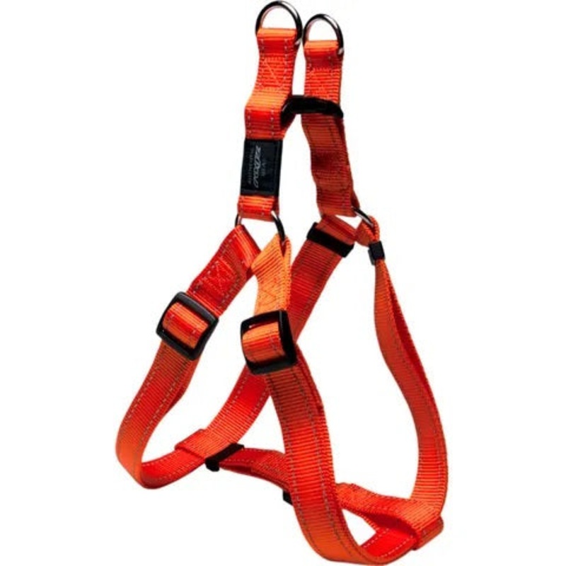 ROGZ DOG HARNESS STEP IN CLASSIC ORANGE SMALL