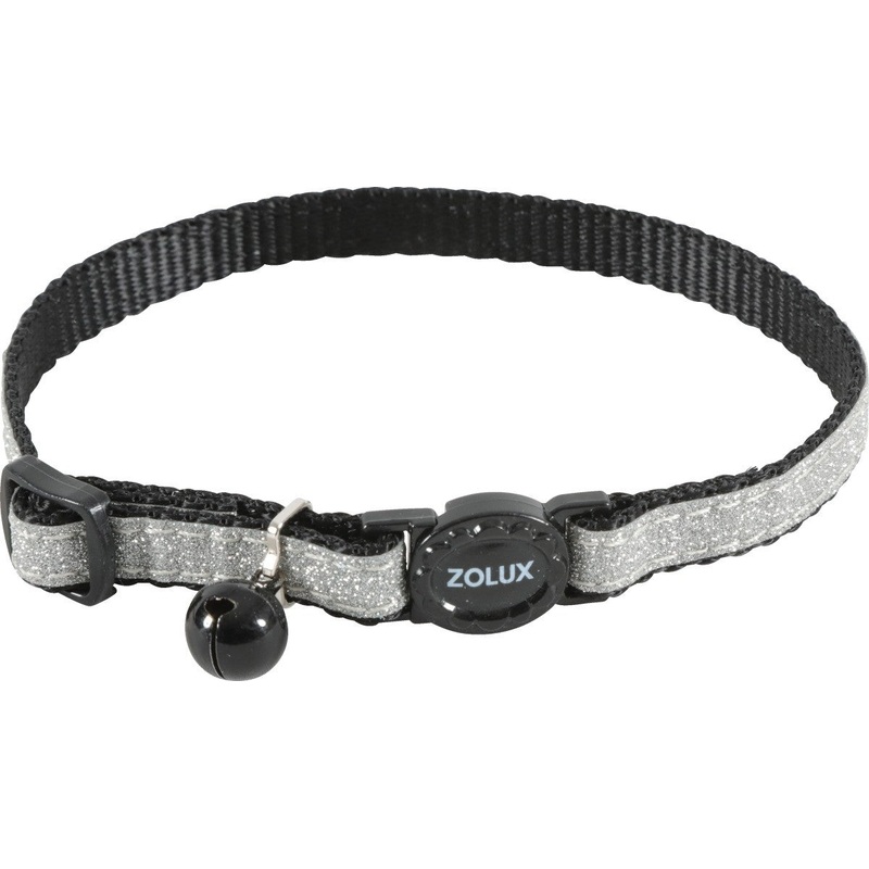 SHINY NYLON COLLAR – BLACK