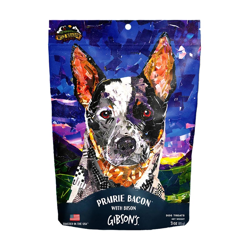 Gibson’s Prairie Bacon with Bison Jerky Dog Treats 3 oz