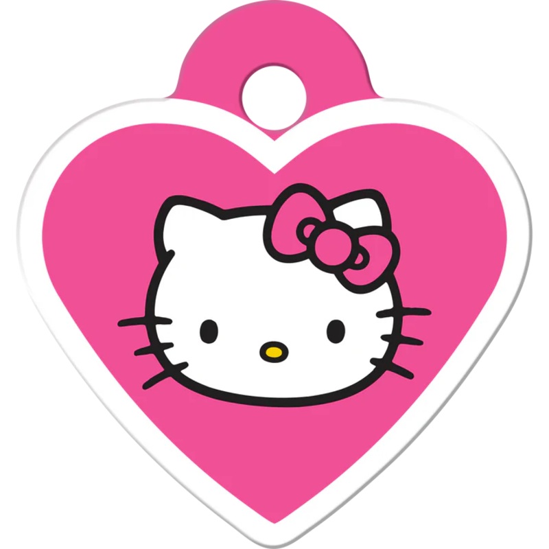 Hello Kitty Dog Tag Small Heart