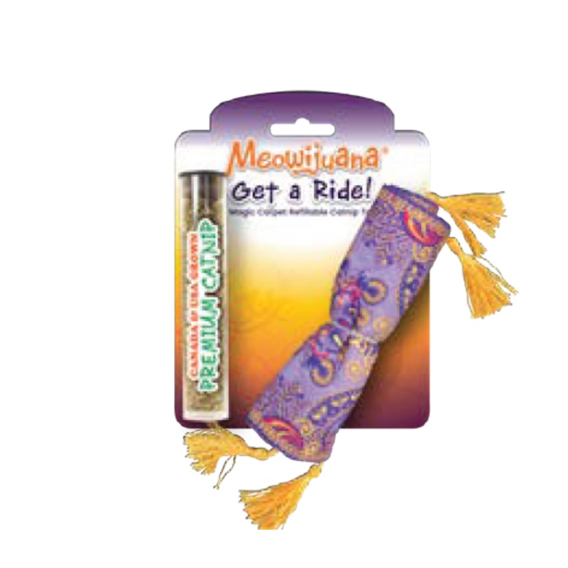 Meowijuana Get A Ride! Refillable Magic Carpet Cat Toy