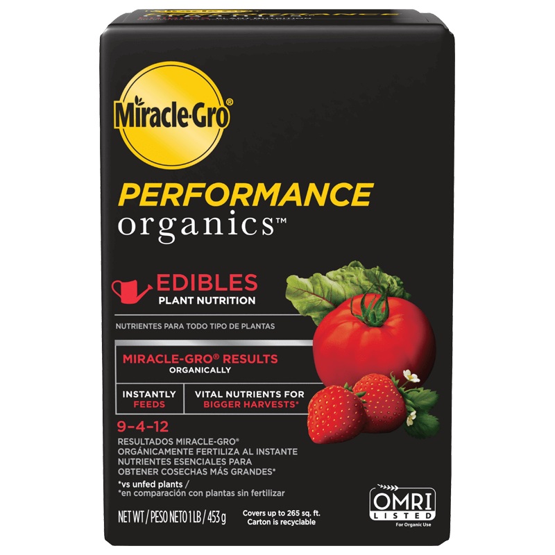 Miracle-Gro Performance Organics Edibles Plant Nutrition
