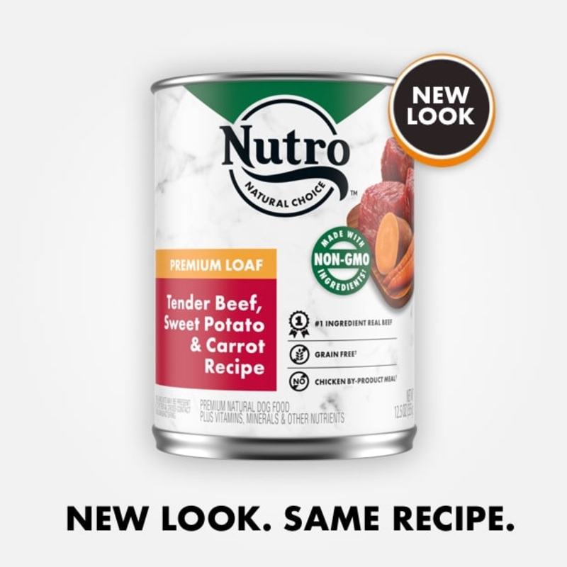 Nutro PREMIUM LOAF TENDER BEEF, SWEET POTATO & CARROT RECIPE 12.5 oz