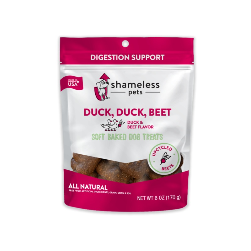 Shameless Pets Duck, Duck, Beet Soft Baked Dog Treats
