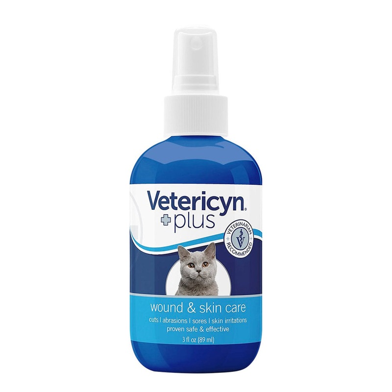 Vetericyn Plus Feline Antimicrobial Cat Wound & Skin Spray  3oz