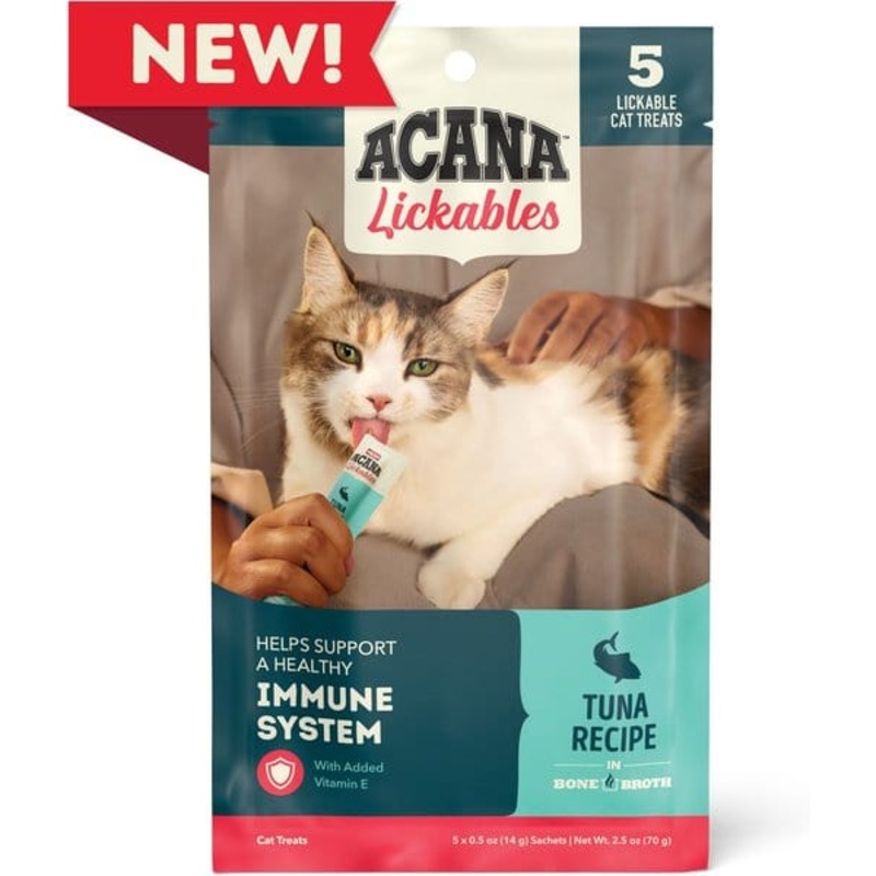 ACANA Lickables Tuna Recipe Cat Treats 2.5 oz