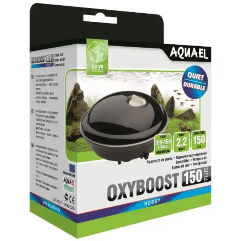 Aquael Oxyboost Airpump[Flow – 150L/h]
