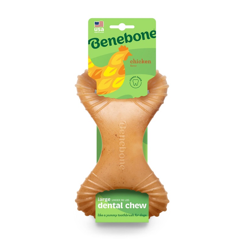 Benebone Dental Dog Chew Toy  Chicken – Small