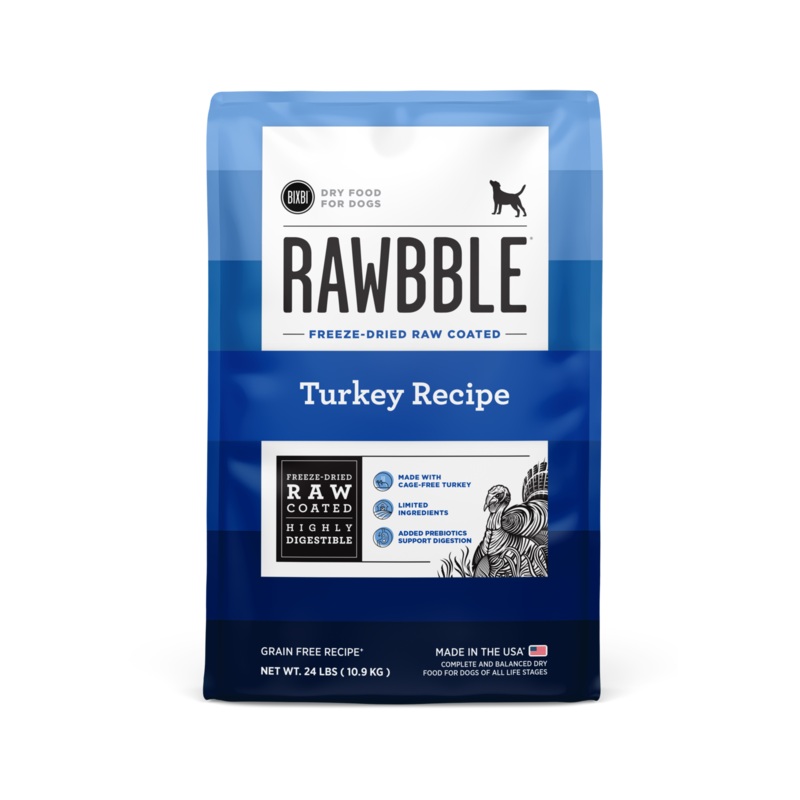 Bixbi Rawbble Kibble Grain Free Turkey Dog Food