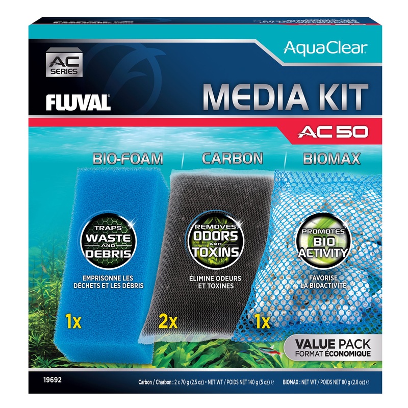 Fluval AquaClear 50 Filter Media Maintenance Kit