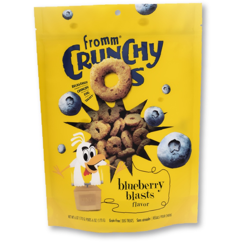 Fromm Family Crunchy O’s Blueberry Blasts Dog Treats 6oz