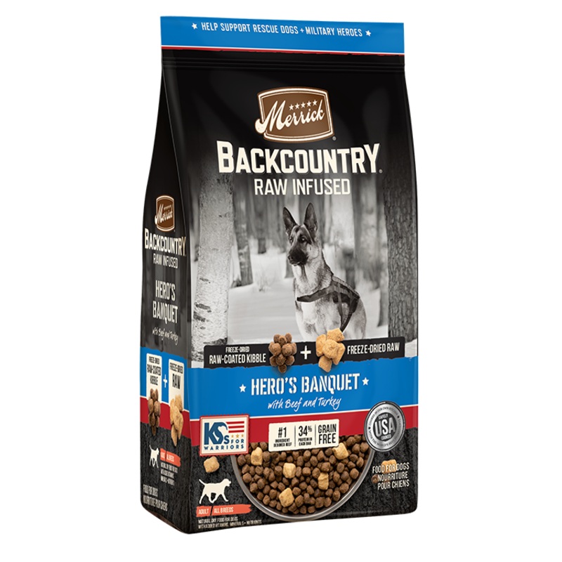 Merrick Backcountry Hero’s Banquet Recipe Dry Dog Food 4lb