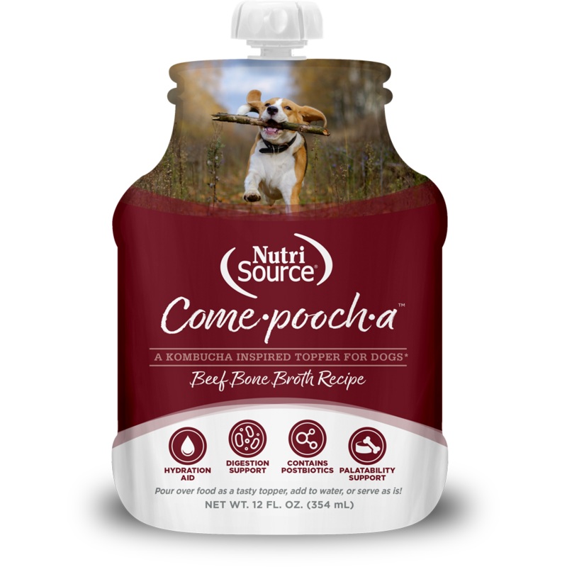 NutriSource Come Pooch-A Broth Beef Recipe Dog Food