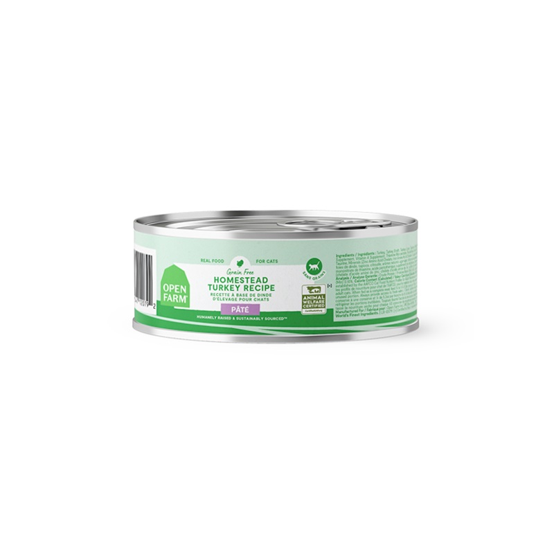 Open Farm Homestead Turkey Pt for Cats 2.8 oz