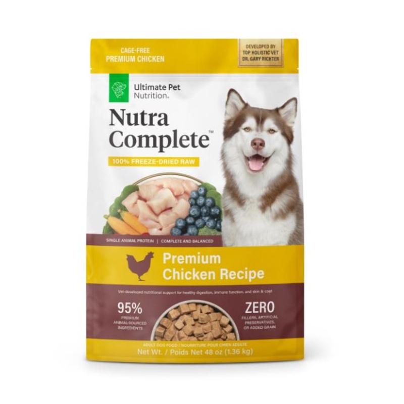 Ultimate Pet Nutrition Nutra Complete 95% Chicken Freeze-Dried Dog Food 5 oz. LOWEST PRICE (M-UPN3)