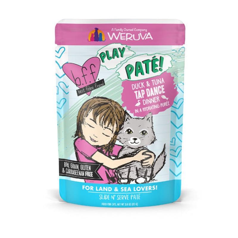Weruva BFF PLAY Pat  Duck & Tuna Tap Dance Dinner in a Hydrating Pure