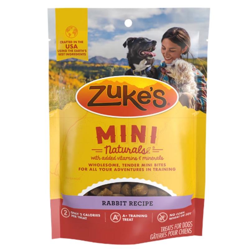 Zukes Mini Naturals Rabbit Dog Treats