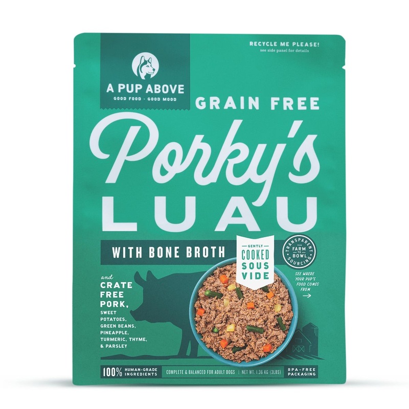 A Pup Above Gently Cooked Frozen Grain-Free Dog Food – Porky’s Luau – 3lb Bag